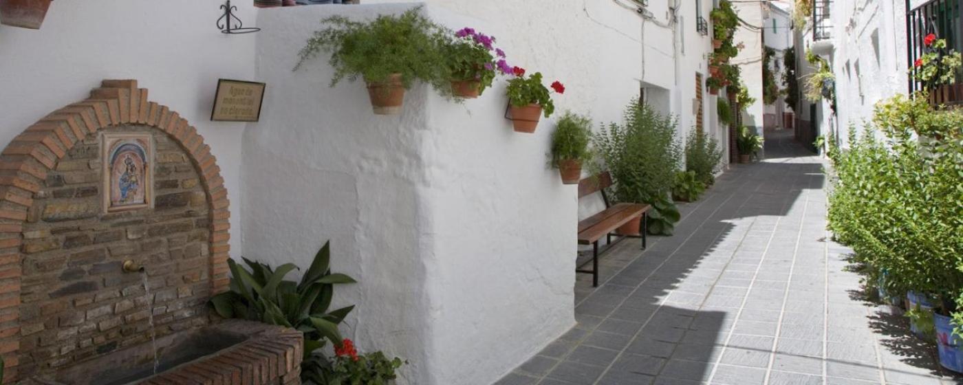 Appartamento La Casa De La Plaza Guejar Sierra Esterno foto